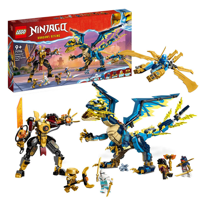 Afbeelding laden in galerijviewer, Lego LEGO Ninjago 71796 Elementdraak Vs. De Mecha van de Keizerin
