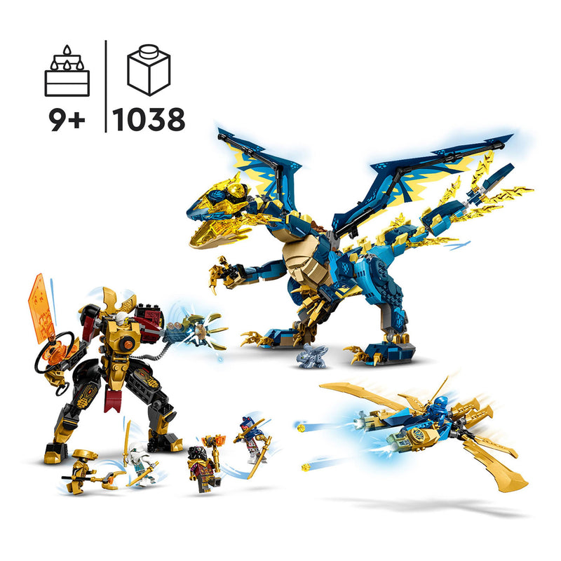 Afbeelding laden in galerijviewer, Lego LEGO Ninjago 71796 Elementdraak Vs. De Mecha van de Keizerin
