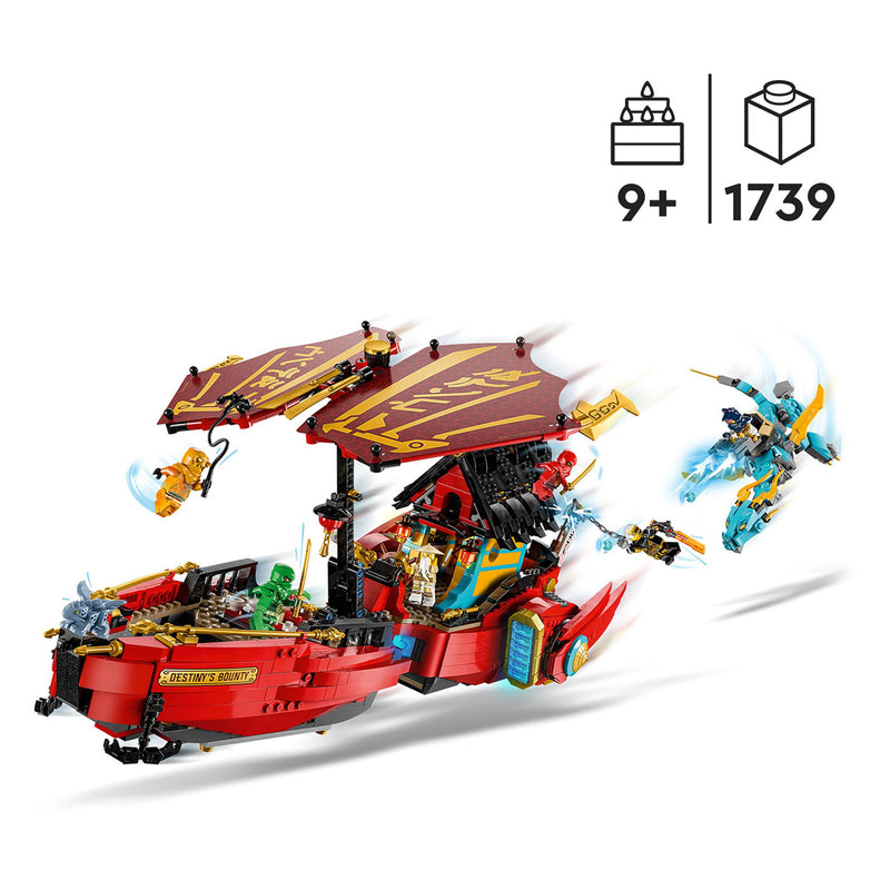 Afbeelding laden in galerijviewer, Lego LEGO Ninjago 71797 Destiny's Bounty - Race Tegen De Klok
