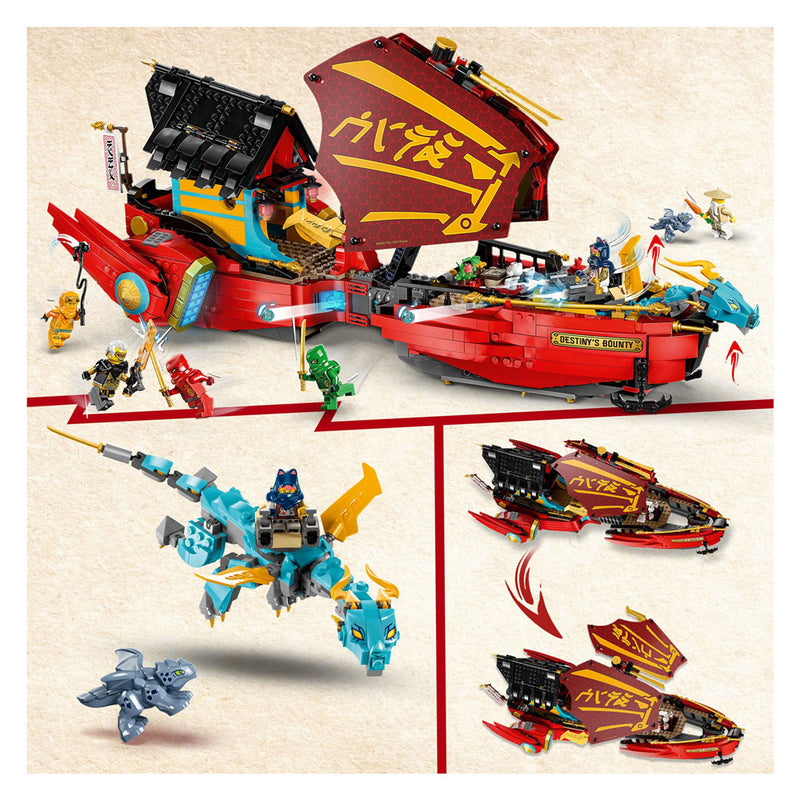 Afbeelding laden in galerijviewer, Lego LEGO Ninjago 71797 Destiny's Bounty - Race Tegen De Klok
