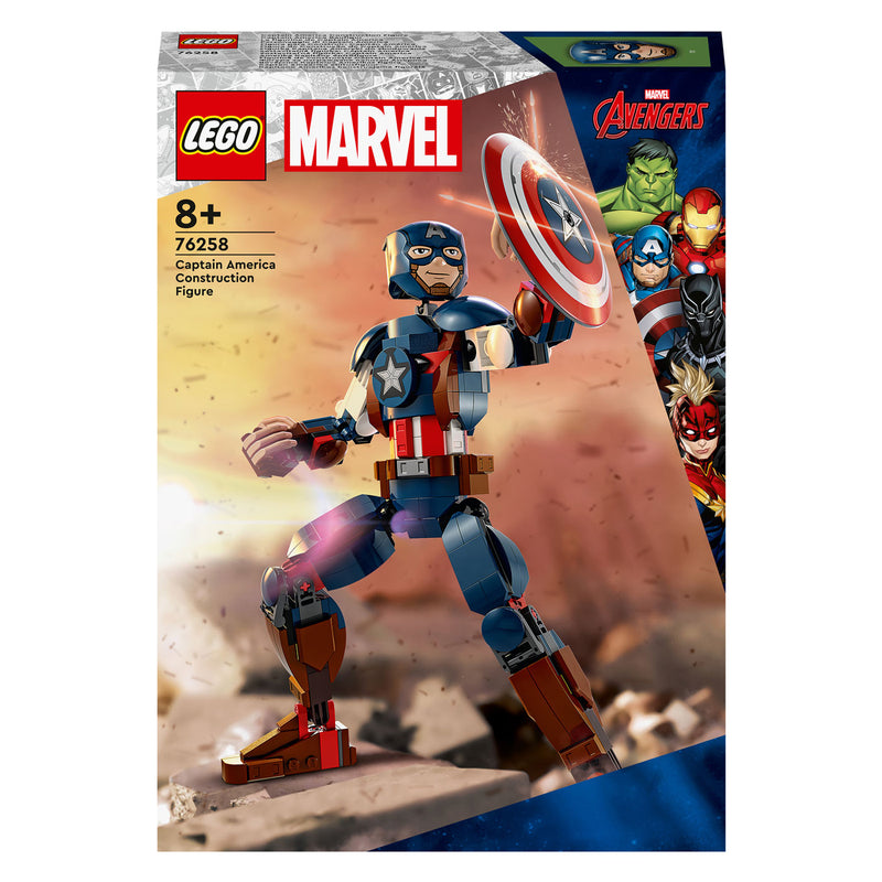 Afbeelding laden in galerijviewer, Lego super heroes 76258 captain america bouwfiguur
