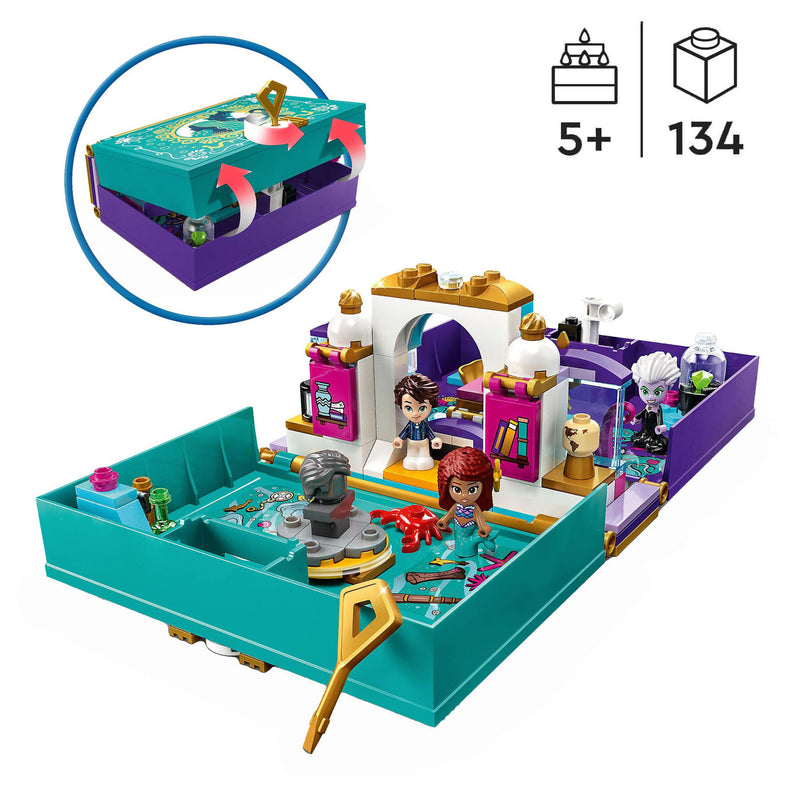 Afbeelding laden in galerijviewer, Lego LEGO Prinses 43213 De Kleine Zeemeermin Verhalenboek
