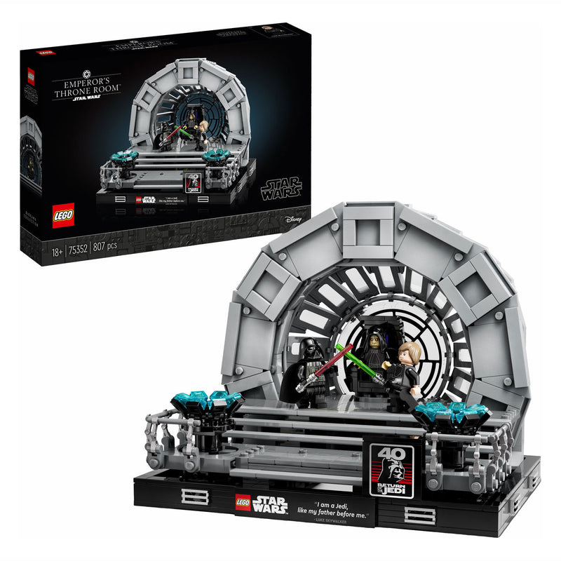 Afbeelding laden in galerijviewer, Lego LEGO Star Wars 75352 Troonzaal van de Keizer Diorama
