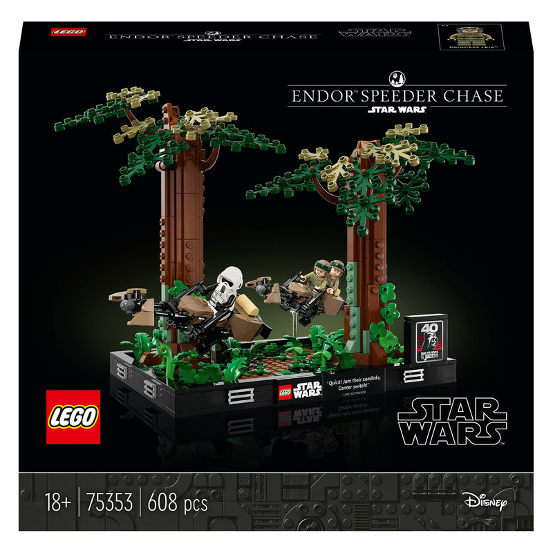 Afbeelding laden in galerijviewer, Lego LEGO Star Wars 75353 Endor Speeder Achtervolging Diorama
