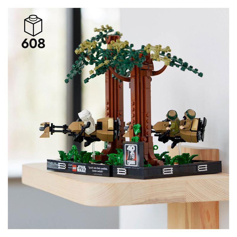 Afbeelding laden in galerijviewer, Lego LEGO Star Wars 75353 Endor Speeder Achtervolging Diorama
