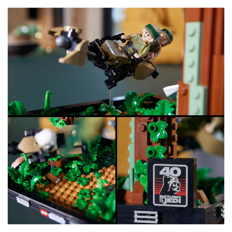 Afbeelding laden in galerijviewer, Lego LEGO Star Wars 75353 Endor Speeder Achtervolging Diorama
