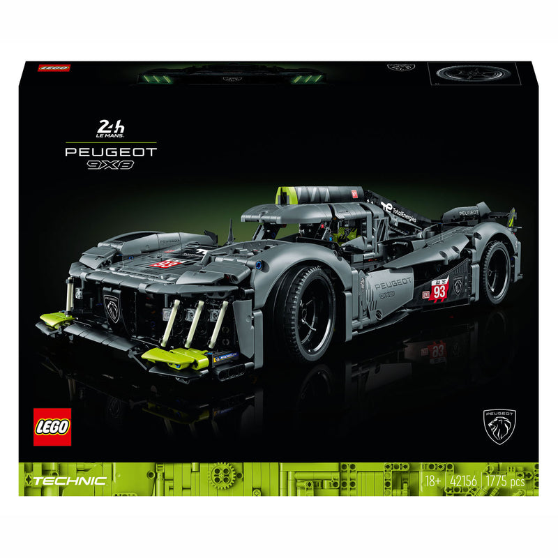 Afbeelding laden in galerijviewer, Lego technic 42156 peugeot 9x8 24 le mans hybrid hypercar auto
