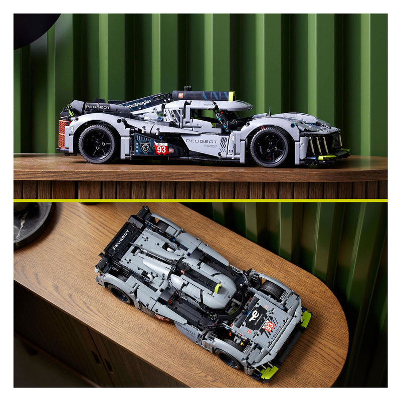 Afbeelding laden in galerijviewer, Lego technic 42156 peugeot 9x8 24 le mans hybrid hypercar auto
