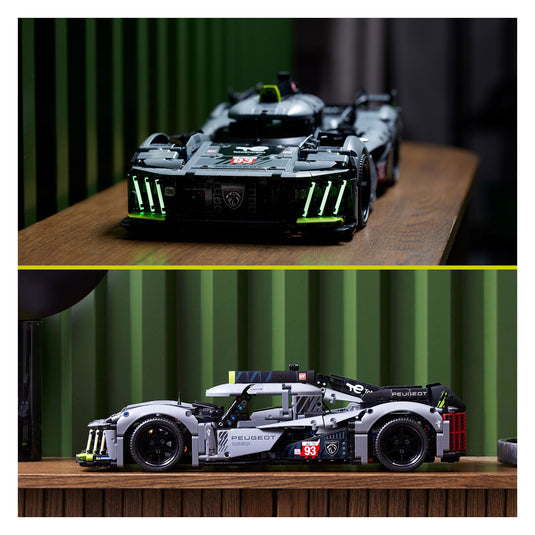 Lego technic 42156 peugeot 9x8 24 le mans hybrid hypercar auto