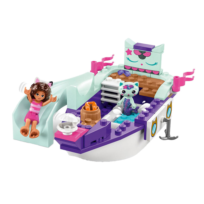 Afbeelding laden in galerijviewer, Lego LEGO Gabby's Poppenhuis 10786 Vertroetelschip van Gabby en Meerminkat
