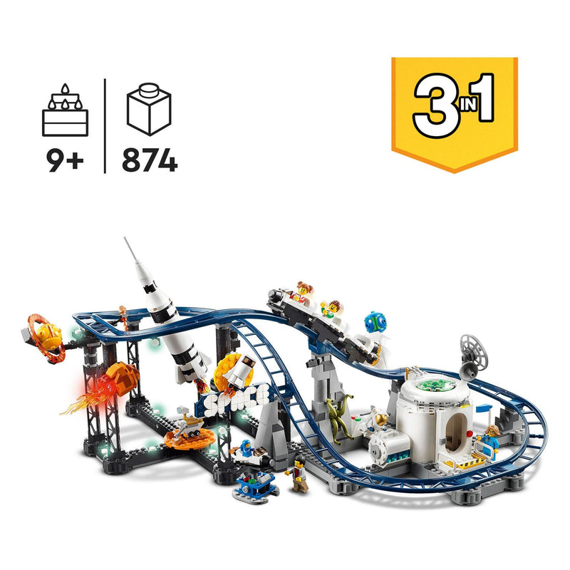 Afbeelding laden in galerijviewer, Lego creator 31142 ruimteachtbaan
