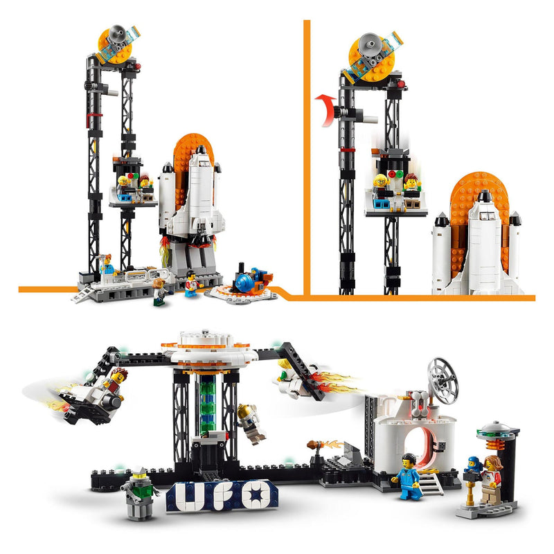 Afbeelding laden in galerijviewer, Lego creator 31142 ruimteachtbaan
