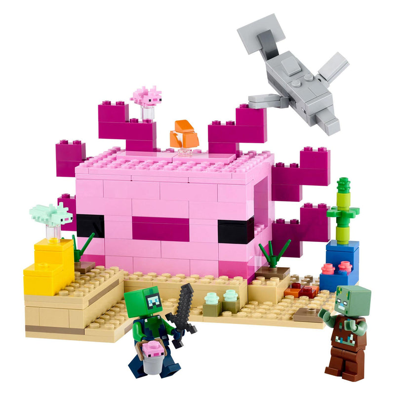 Afbeelding laden in galerijviewer, Lego LEGO Minecraft 21247 Het Axolotlhuis
