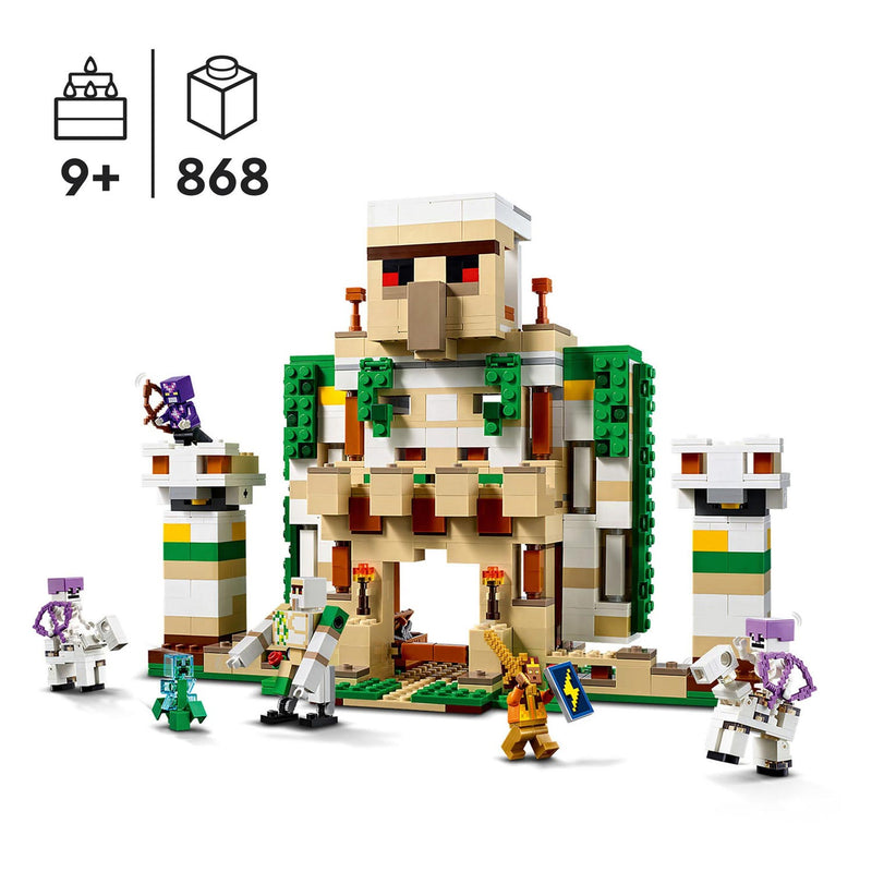 Afbeelding laden in galerijviewer, Lego Minecraft 21250 Het IJzergolemfort
