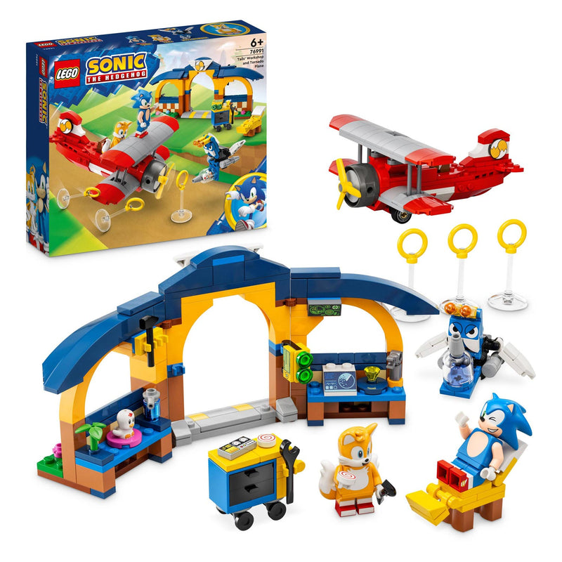 Afbeelding laden in galerijviewer, Lego LEGO 76991 Tails Werkplaats en Vliegtuig
