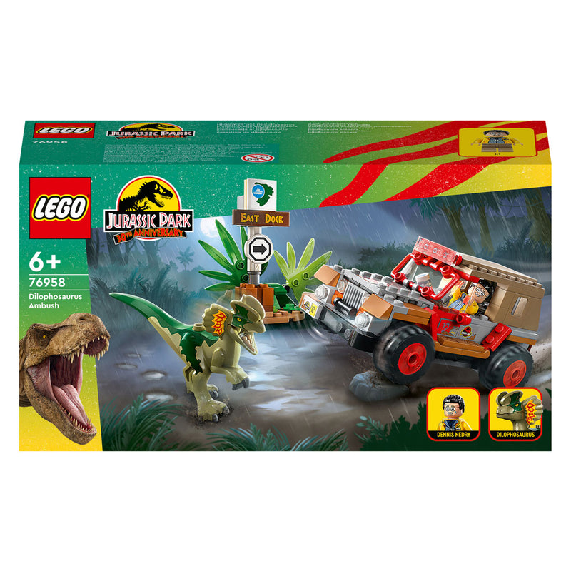 Afbeelding laden in galerijviewer, Lego LEGO Jurassic Park 76958 Dilophosaurus Hinderlaag
