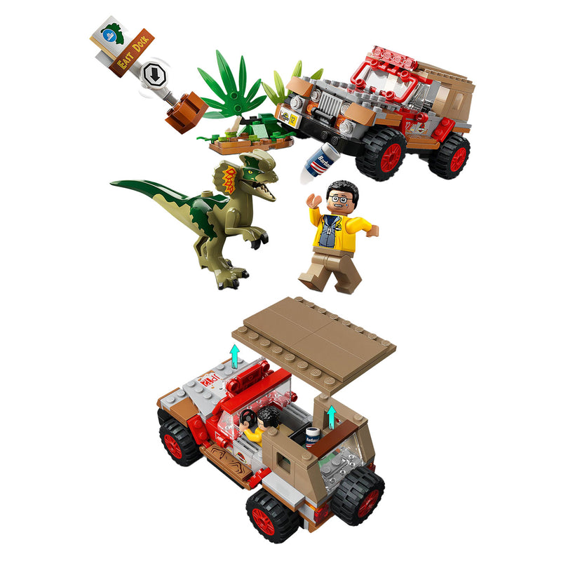 Afbeelding laden in galerijviewer, Lego LEGO Jurassic Park 76958 Dilophosaurus Hinderlaag
