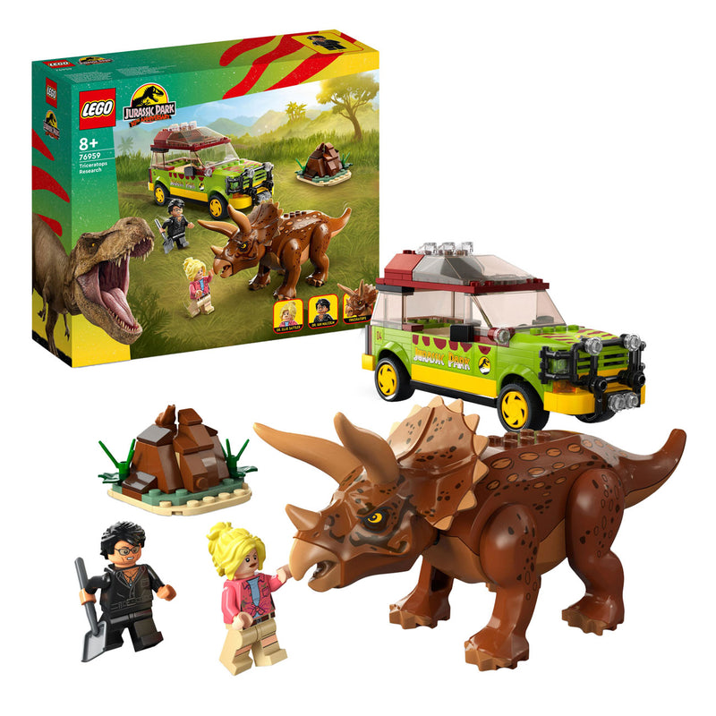 Afbeelding laden in galerijviewer, Lego LEGO Jurassic Park 76959 Triceraptops Onderzoek
