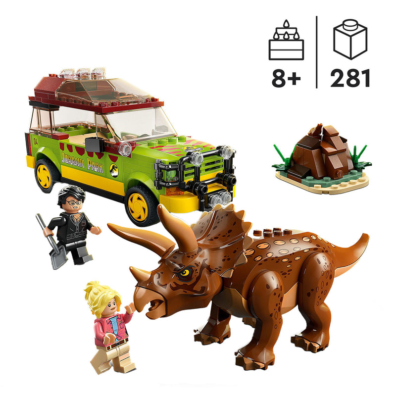 Afbeelding laden in galerijviewer, Lego LEGO Jurassic Park 76959 Triceraptops Onderzoek
