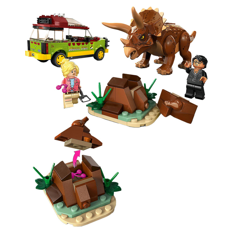 Afbeelding laden in galerijviewer, Lego LEGO Jurassic Park 76959 Triceraptops Onderzoek
