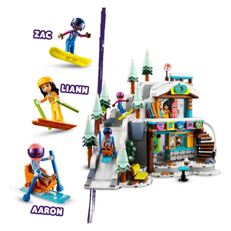 Afbeelding laden in galerijviewer, Lego LEGO Friends 41756 Vakantie Skipiste en Cafe
