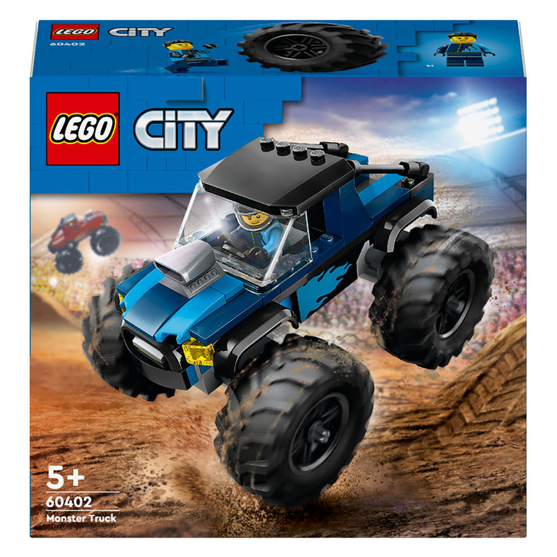 Afbeelding laden in galerijviewer, Lego city 60402 blauwe monstertruck
