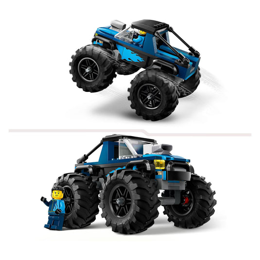 Lego city 60402 blauwe monstertruck