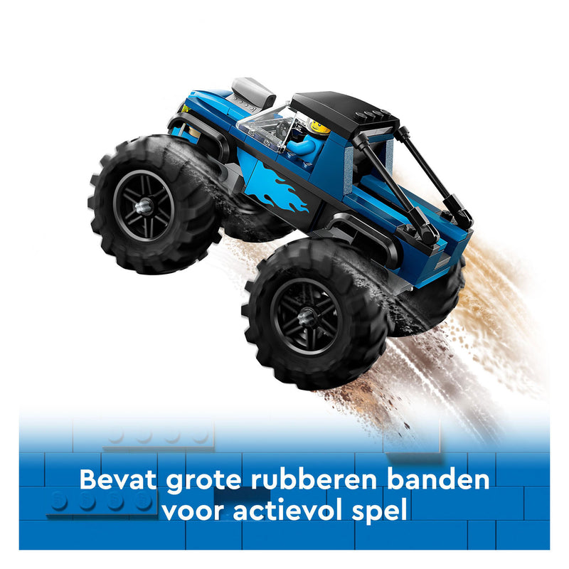 Afbeelding laden in galerijviewer, Lego city 60402 blauwe monstertruck
