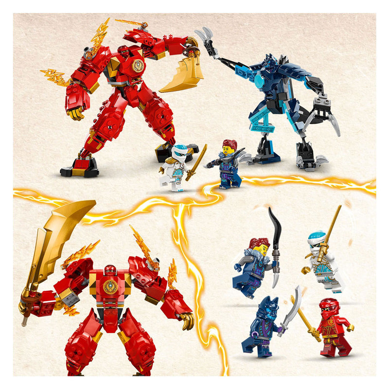 Afbeelding laden in galerijviewer, Lego ninjago 71808 kais elementaire vuurmecha
