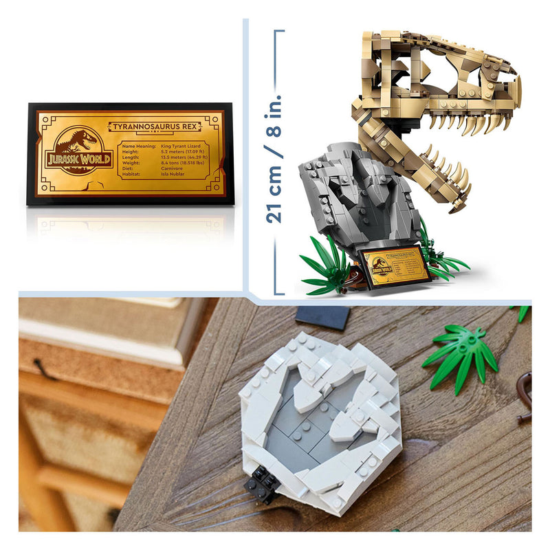 Afbeelding laden in galerijviewer, Lego LEGO Jurassic World 76964 Dinosaurusfossielen: T-Rex Schedel
