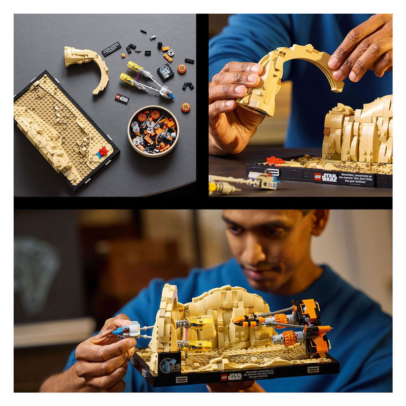 Afbeelding laden in galerijviewer, Lego star wars 75380 mos espa podrace diorama
