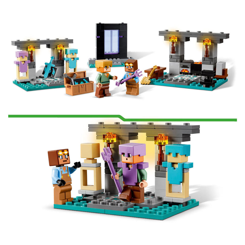 Afbeelding laden in galerijviewer, Lego LEGO Minecraft 21252 De Wapensmederij
