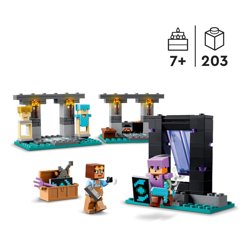 Afbeelding laden in galerijviewer, Lego LEGO Minecraft 21252 De Wapensmederij

