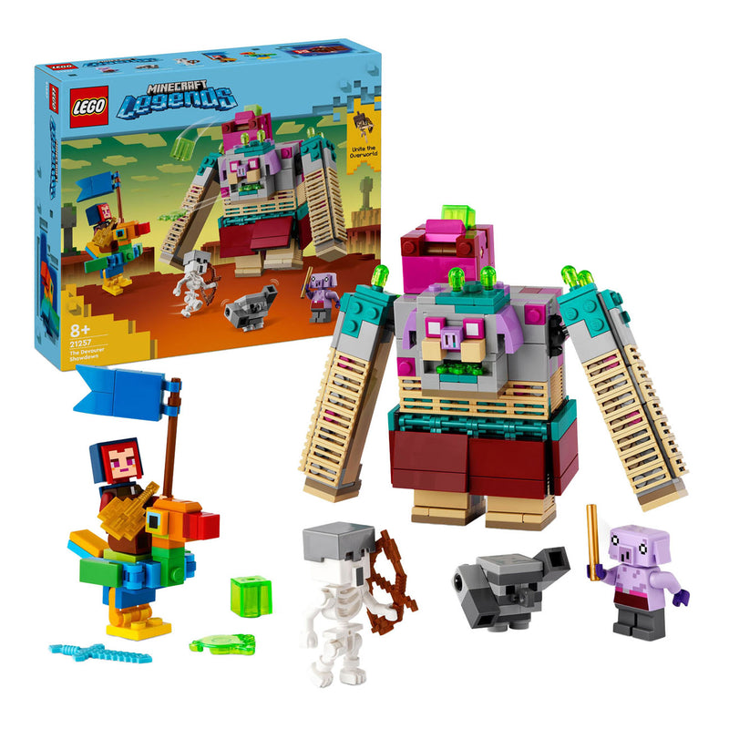 Afbeelding laden in galerijviewer, Lego LEGO Minecraft 21257 Duel met de Verslinder
