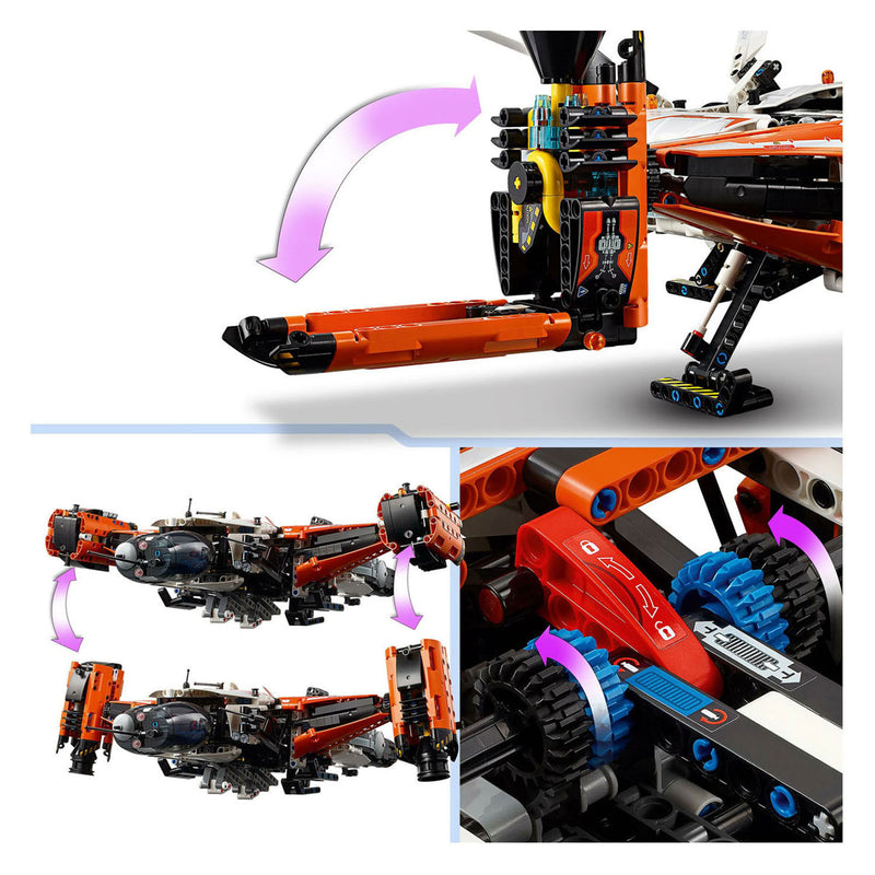 Afbeelding laden in galerijviewer, Lego technic 42181 vtol vrachtruimteschip lt81
