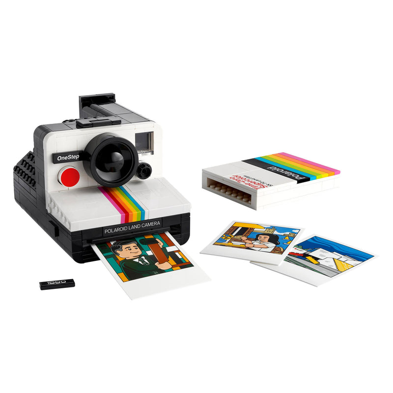 Afbeelding laden in galerijviewer, Lego ideas polaroid onestep sx-70 camera vintage bouwpakket voor volwassenen 21345
