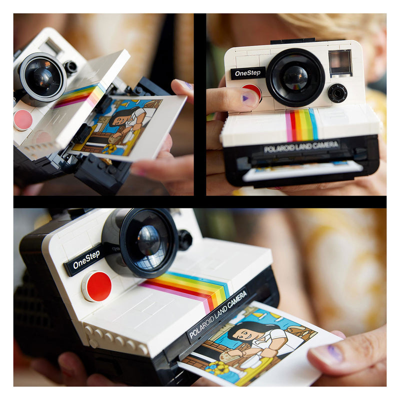 Afbeelding laden in galerijviewer, Lego ideas polaroid onestep sx-70 camera vintage bouwpakket voor volwassenen 21345

