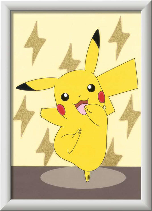 Ravensburger creart schilderen op nummer - pikachu pose