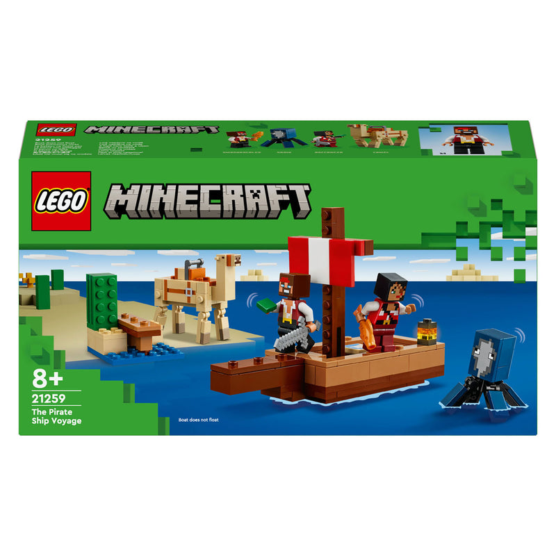 Afbeelding laden in galerijviewer, Lego minecraft 21259 de piratenschipreis
