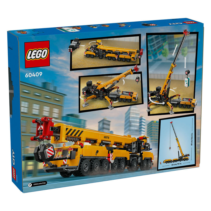 Afbeelding laden in galerijviewer, Lego city 60409 gele mobiele bouwkraan
