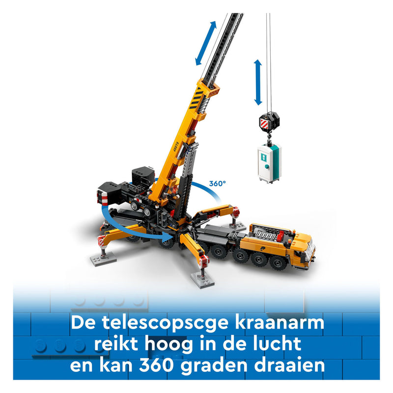 Afbeelding laden in galerijviewer, Lego city 60409 gele mobiele bouwkraan
