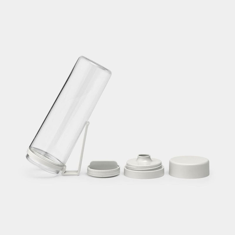 Afbeelding laden in galerijviewer, Brabantia make take waterfles met zeef 0,5l light grey
