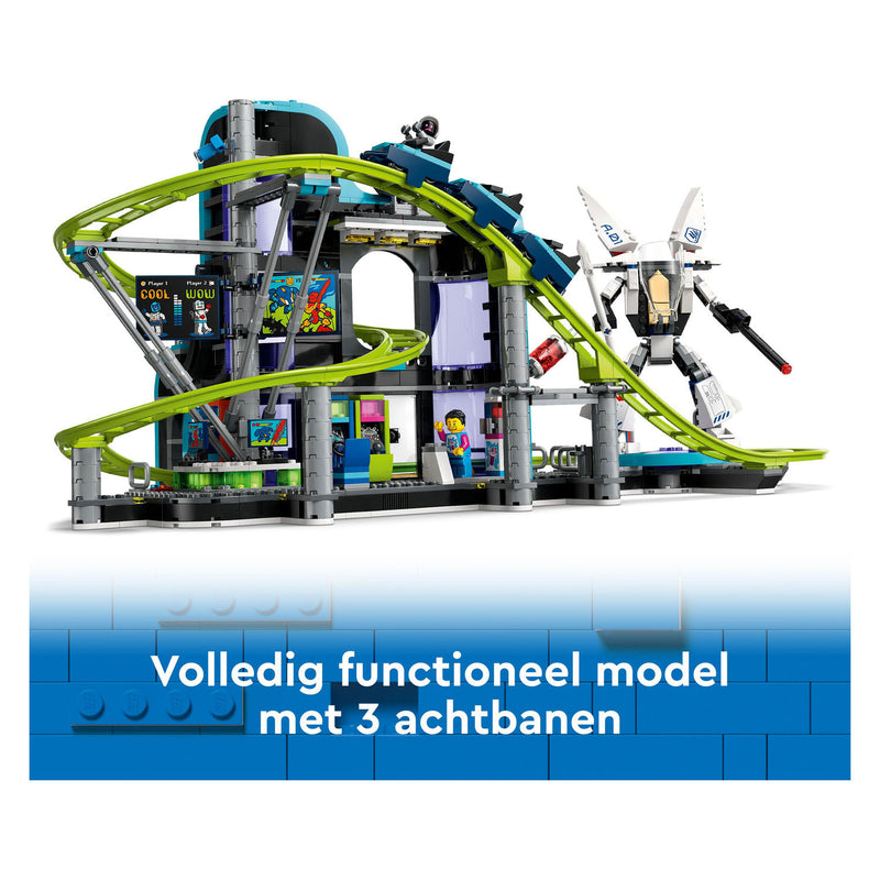 Afbeelding laden in galerijviewer, Lego city 60421 achtbaan in robotwereld
