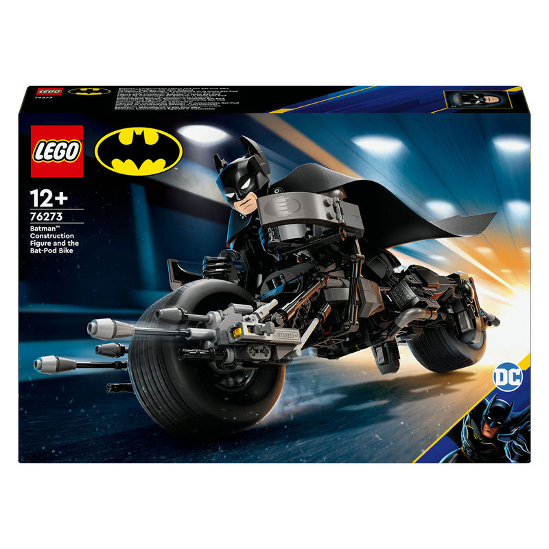 Afbeelding laden in galerijviewer, Lego super heroes 76273 batman bouwfiguur en de bat-pod motor
