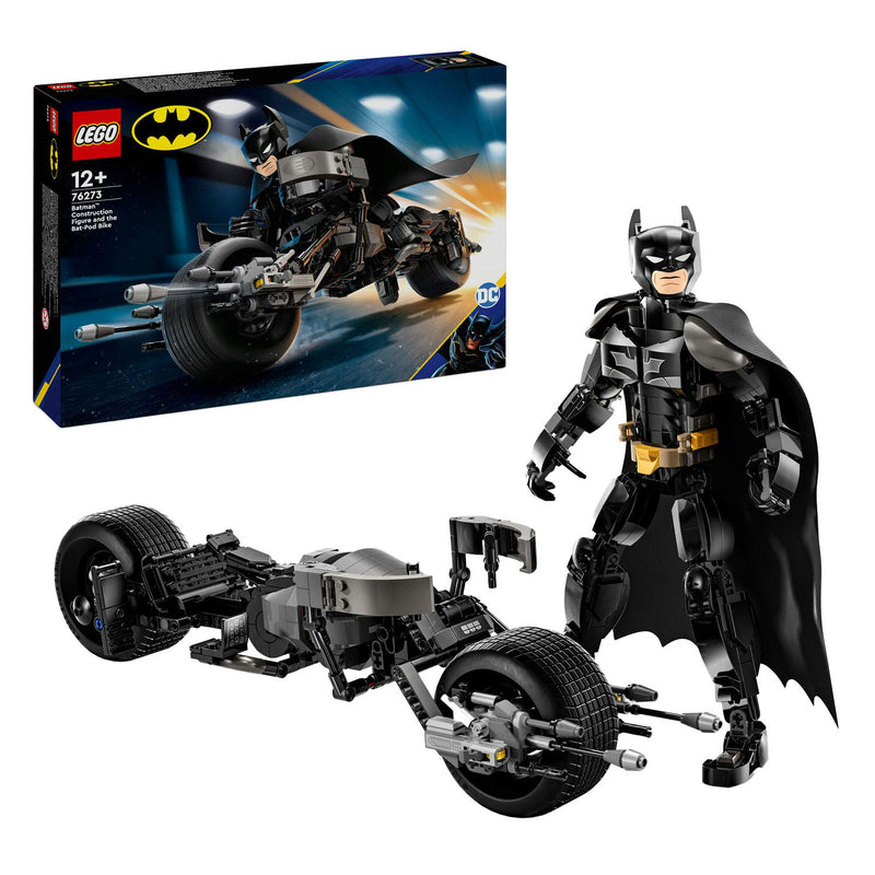 Afbeelding laden in galerijviewer, Lego super heroes 76273 batman bouwfiguur en de bat-pod motor
