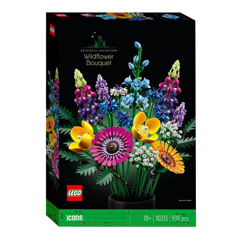 Afbeelding laden in galerijviewer, Lego icons wilde bloemen boeket bouwset voor volwassenen, botanical collection - 10313
