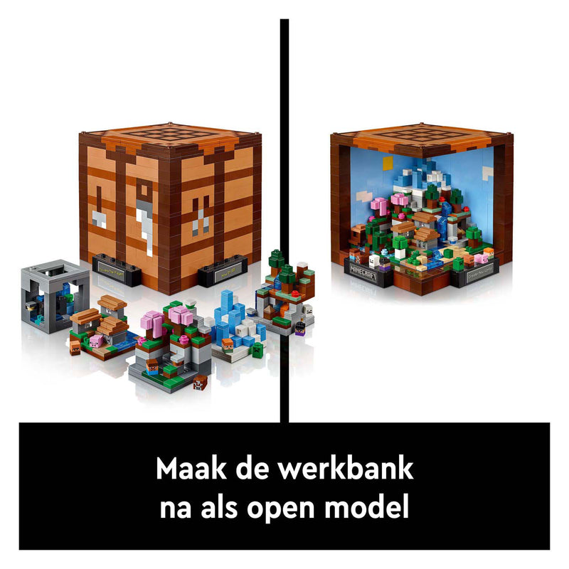 Afbeelding laden in galerijviewer, Lego minecraft 21265 de werkbank
