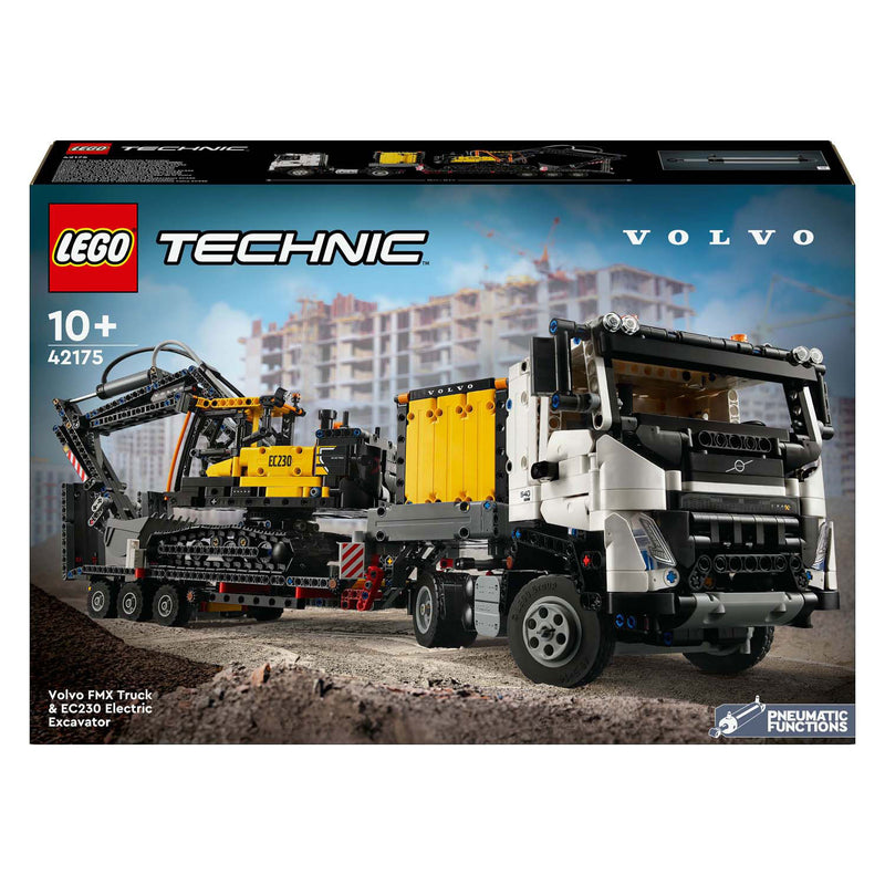 Afbeelding laden in galerijviewer, Lego technic volvo fmx truck ec230 elektrische graafmachine 42175
