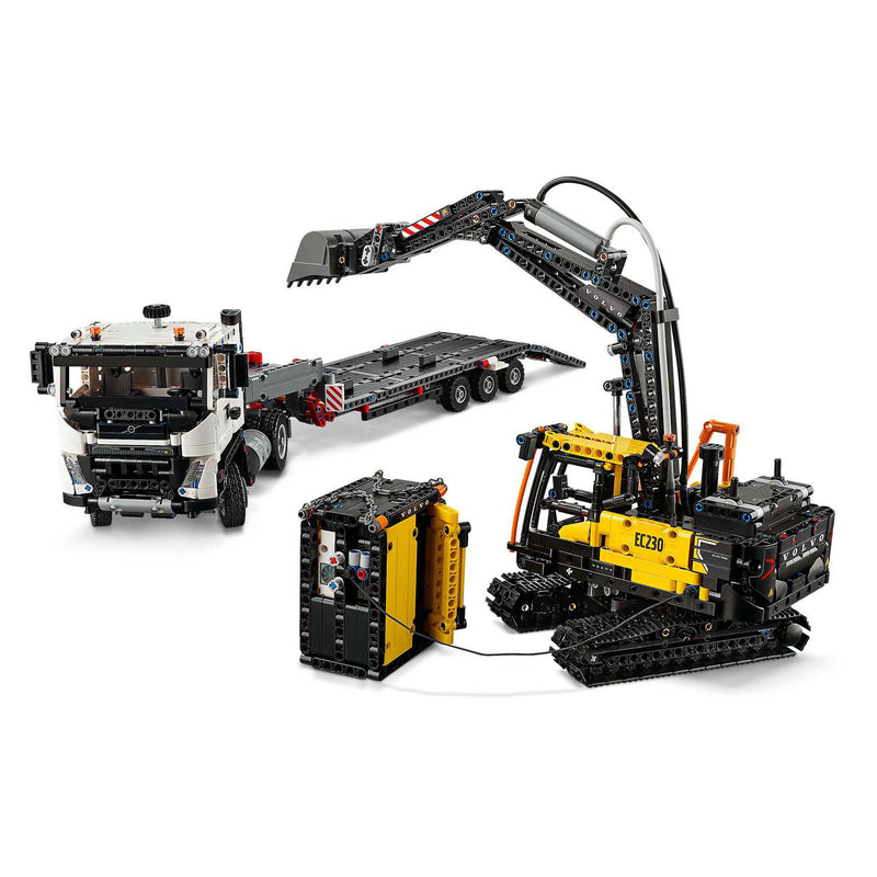 Afbeelding laden in galerijviewer, Lego technic volvo fmx truck ec230 elektrische graafmachine 42175

