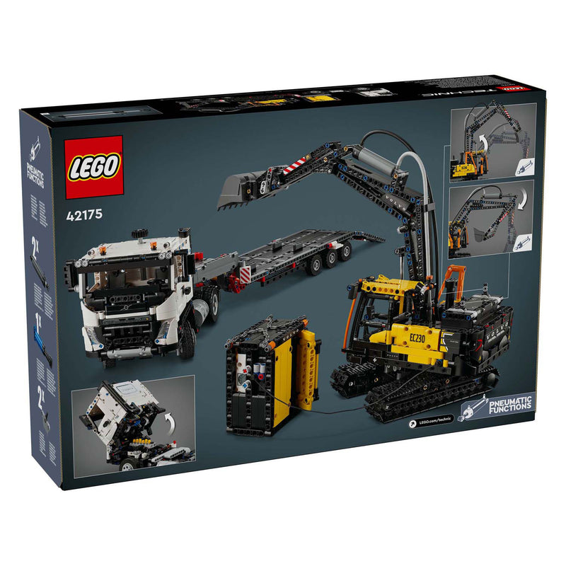 Afbeelding laden in galerijviewer, Lego technic volvo fmx truck ec230 elektrische graafmachine 42175
